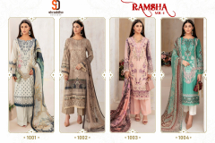 Shraddha Designer Ramsha Vol 1 Pure Lawn Cotton Pakisatni Print Salwar Suit Collection Design 1001 to 1004 Series (19)