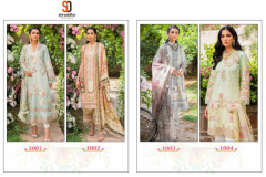 Shraddha Designer Zarqash Vol 1 Cotton Salwar Suit Design 1001 to 1004 Series (2)