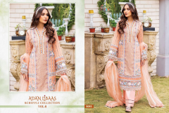 Shree Fabs Adan Libaas Schiffli Collection Vol 08 Cotton Pakistani Suits Design 3091 to 3095 Series (11)