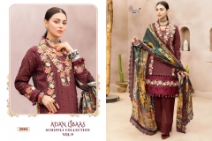 Shree Fabs Adan Libaas Schiffli Collection Vol 9 Pure Cotton Pakistani Salwar Suits Collection Design 3001 to 3007 Series (15)