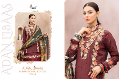 Shree Fabs Adan Libaas Schiffli Collection Vol 9 Pure Cotton Pakistani Salwar Suits Collection Design 3001 to 3007 Series (16)