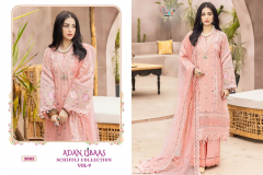 Shree Fabs Adan Libaas Schiffli Collection Vol 9 Pure Cotton Pakistani Salwar Suits Collection Design 3001 to 3007 Series (6)