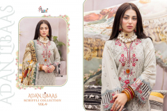 Shree Fabs Adan Libaas Schiffli Collection Vol 9 Pure Cotton Pakistani Salwar Suits Collection Design 3001 to 3007 Series (8)