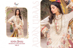 Shree Fabs Adan Libaas Schiffli Collection Vol 9 Pure Cotton Pakistani Salwar Suits Collection Design 3001 to 3007 Series (9)