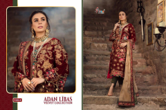 Shree Fabs Adan Libas Pure Velvet Collection Design 1461 to 1466 7
