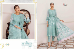 Shree Fabs Afrozeh Vol 02 Embroidery Collection Design 1384 to 1389 10