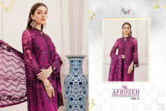 Shree Fabs Afrozeh Vol 02 Embroidery Collection Design 1384 to 1389 3