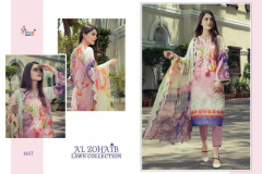 Shree Fabs Al Zohaib Lawn Collection Design 1617-1624 Printed Pakistani Suits (1)