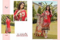 Shree Fabs Al Zohaib Lawn Collection Design 1617-1624 Printed Pakistani Suits (4)