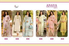 Shree Fabs Anaya Lawn Collection Vol 4 Pure Lawn Cotton Salwar Suit Design 1850 to 1855 Series (14)