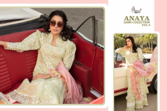 Shree Fabs Anaya Lawn Collection Vol 4 Pure Lawn Cotton Salwar Suit Design 1850 to 1855 Series (9)