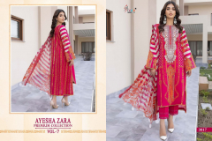 Shree Fabs Ayesha Zara Premium Collection Vol 07 Pure Cotton Pakisatni Suits Collection Design 3016 to 3019 Series (5)
