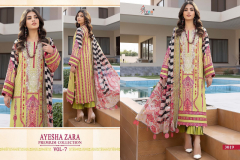 Shree Fabs Ayesha Zara Premium Collection Vol 07 Pure Cotton Pakisatni Suits Collection Design 3016 to 3019 Series (8)