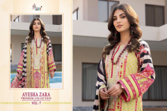 Shree Fabs Ayesha Zara Premium Collection Vol 07 Pure Cotton Pakisatni Suits Collection Design 3016 to 3019 Series (9)