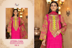 Shree Fabs Ayesha Zara Premium Collection Vol 8 Pure Cotton Pakistani Suit Collection Design 3208 to 3212 Series (11)