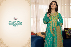 Shree Fabs Ayesha Zara Premium Collection Vol 8 Pure Cotton Pakistani Suit Collection Design 3208 to 3212 Series (3)