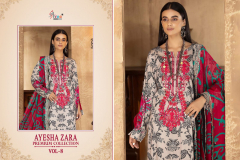 Shree Fabs Ayesha Zara Premium Collection Vol 8 Pure Cotton Pakistani Suit Collection Design 3208 to 3212 Series (5)