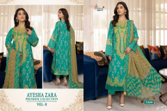 Shree Fabs Ayesha Zara Premium Collection Vol 8 Pure Cotton Pakistani Suit Collection Design 3208 to 3212 Series (6)