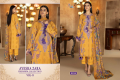 Shree Fabs Ayesha Zara Premium Collection Vol 8 Pure Cotton Pakistani Suit Collection Design 3208 to 3212 Series (9)