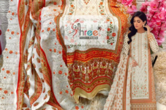 Shree Fabs Bin Saeed Lawn Collection Pakistani Salwar Suits Design 2469 to 2473 Series (11)