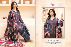 Shree Fabs Chevron Luxury Lawn Collection Vol 12 Cotton Salwar Suits Collection Design 2522 to 2526 Series (3)