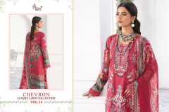 Shree Fabs Chevron Luxury Lawn Collection Vol 14 Pakistani Suit Collection Design 3028 to 3035 Series (17)