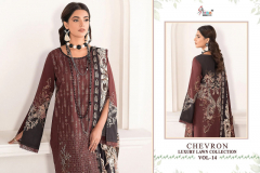 Shree Fabs Chevron Luxury Lawn Collection Vol 14 Pakistani Suit Collection Design 3028 to 3035 Series (7)