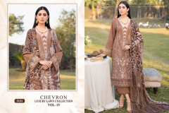 Shree Fabs Chevron Luxury Lawn Collection Vol 15 Pure Lawn Pakistani Print Salwar Suits Collection Design 3124 to 3131 Series (10)