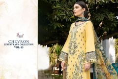 Shree Fabs Chevron Luxury Lawn Collection Vol 15 Pure Lawn Pakistani Print Salwar Suits Collection Design 3124 to 3131 Series (13)