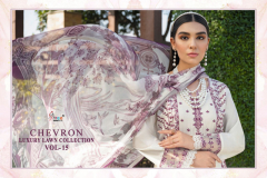 Shree Fabs Chevron Luxury Lawn Collection Vol 15 Pure Lawn Pakistani Print Salwar Suits Collection Design 3124 to 3131 Series (2)