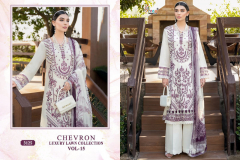 Shree Fabs Chevron Luxury Lawn Collection Vol 15 Pure Lawn Pakistani Print Salwar Suits Collection Design 3124 to 3131 Series (5)