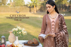 Shree Fabs Chevron Luxury Lawn Collection Vol 15 Pure Lawn Pakistani Print Salwar Suits Collection Design 3124 to 3131 Series (9)