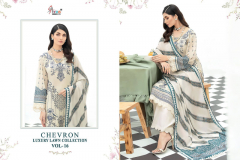 Shree Fabs Chevron Luxury Lawn Collection Vol 16 Pure Lawn Pakistani Salwar Suits Collection Design 3152 to 3159 Series (11)