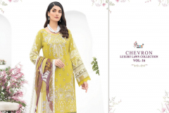 Shree Fabs Chevron Luxury Lawn Collection Vol 16 Pure Lawn Pakistani Salwar Suits Collection Design 3152 to 3159 Series (16)