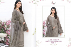 Shree Fabs Chevron Luxury Lawn Collection Vol 16 Pure Lawn Pakistani Salwar Suits Collection Design 3152 to 3159 Series (5)