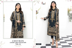 Shree Fabs Chevron Luxury Lawn Collection Vol 16 Pure Lawn Pakistani Salwar Suits Collection Design 3152 to 3159 Series (6)