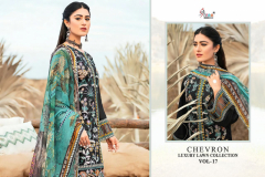 Shree Fabs Chevron Luxury Lawn Collection Vol 17 Pure Cotton Pakistani Suits Collectopn Design 3166 to 3173 Series (10)