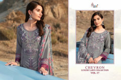 Shree Fabs Chevron Luxury Lawn Collection Vol 17 Pure Cotton Pakistani Suits Collectopn Design 3166 to 3173 Series (11)
