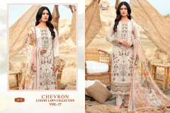 Shree Fabs Chevron Luxury Lawn Collection Vol 17 Pure Cotton Pakistani Suits Collectopn Design 3166 to 3173 Series (12)