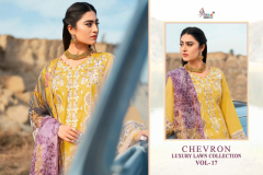 Shree Fabs Chevron Luxury Lawn Collection Vol 17 Pure Cotton Pakistani Suits Collectopn Design 3166 to 3173 Series (13)