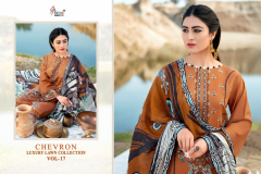 Shree Fabs Chevron Luxury Lawn Collection Vol 17 Pure Cotton Pakistani Suits Collectopn Design 3166 to 3173 Series (17)