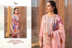 Shree Fabs Chevron Luxury Lawn Collection Vol 17 Pure Cotton Pakistani Suits Collectopn Design 3166 to 3173 Series (5)