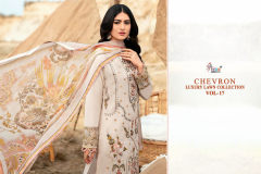 Shree Fabs Chevron Luxury Lawn Collection Vol 17 Pure Cotton Pakistani Suits Collectopn Design 3166 to 3173 Series (9)