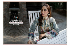 Shree Fabs Firdous Collection Vol 26 Cotton Print Pakistani Suits Collection Design 2559 to 2566 Series (4)