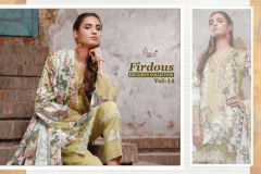 Shree Fabs Firdous Exclusive Collection Vol 14 Pure Lawn Cotton Salwar Kameez 8