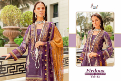 Shree Fabs Firdous Exclusive Collection Vol 22 Cotton Pakistani Suits Design 2438 to 2445 Series (15)