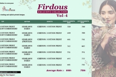 Shree fabs Firdouse Exclusive Collection Vol 4 1