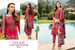 Shree Fabs Gulaal Luxury Lawn Collection Vol 1 Pure Cotton Print Salwar Suit Design 3557 To 3563 Series (13)