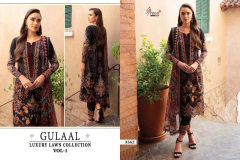 Shree Fabs Gulaal Luxury Lawn Collection Vol 1 Pure Cotton Print Salwar Suit Design 3557 To 3563 Series (6)