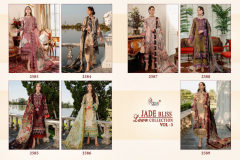 Shree Fabs Jade Bliss Lawn Collection Vol 03 Pure Cotton Pakistani Suits Collection Design 2583 to 2589 Series (16)